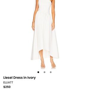 Revolve Elliatt Liesel Dress in Ivory